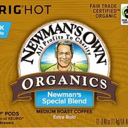Café Orgânico Newman's Own Special Blend - Torra Média - 12 Cápsulas K-Cup® (Aprox. 130g)