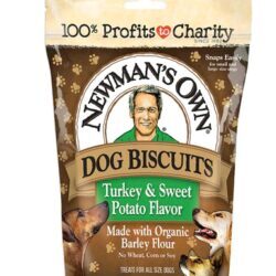 Petiscos Newman's Own Peru e Batata Doce Premium para Cães - 283g