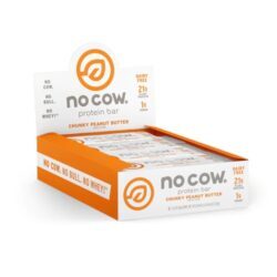 Barra de Proteína No Cow Chunky Peanut Butter - 12 Barras (Aprox. 680g)