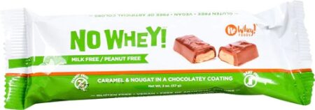 No Whey Foods Chocolatey Bar Vegan & Gluten Free Caramel & Nougat -- 2 oz