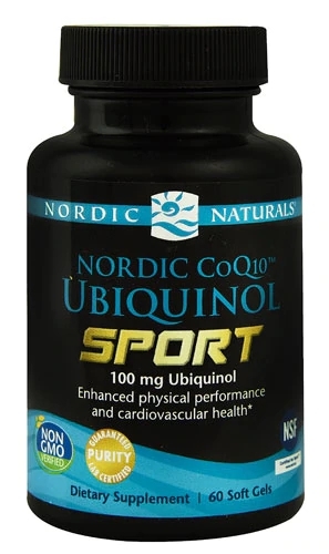 Nordic Naturals Nordic CoQ10™ Ubiquinol Sport 100mg - 60 Cápsulas Gelatinosas | Energia e Recuperação Muscular