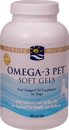 Nordic Naturals Omega-3 Pet™ - Suplemento Premium de Ômega-3 para Cães e Gatos - 180 Cápsulas Gelatinosas