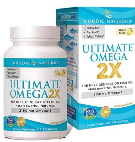 Nordic Naturals Ultimate® Omega 2X Lemon -- 2150 mg - 60 Softgels