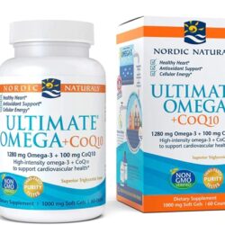 Nordic Naturals Ultimate Omega® + CoQ10 1000mg - 60 Cápsulas Gelatinosas - Saúde Cardiovascular e Bem-Estar