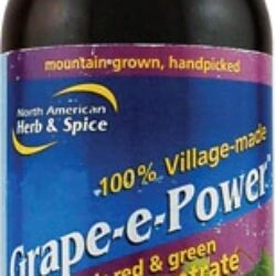 North American Herb & Spice Grape-E-Power Concentrado de Uva 355ml - Poder Antioxidante Natural