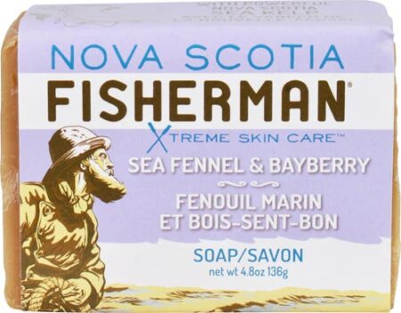 Nova Scotia Fisherman Bar Soap Sea Fennel & Bayberry -- 4.8 oz