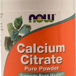 NOW Calcium Citrate 226g: Potencialize sua Saúde Óssea