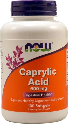 NOW Caprylic Acid 600 mg - 100 Cápsulas Softgel: Energia e Bem-Estar para Você