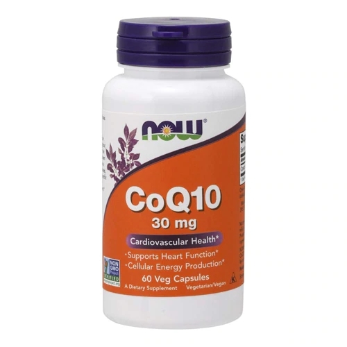 NOW CoQ10 30mg 60 Vcaps® - Sua Dose Diária de Energia e Bem-Estar