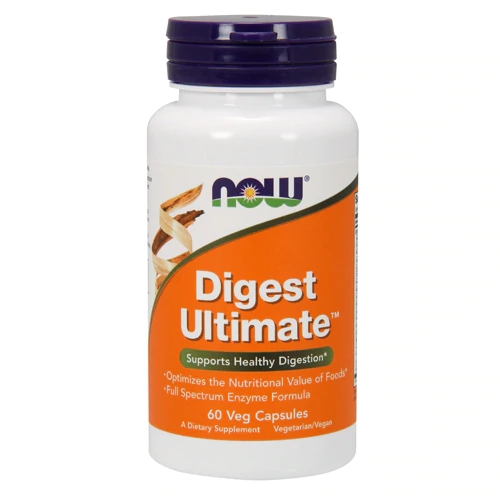 NOW Digest Ultimate™ - 60 Cápsulas Vegetais: O Poder das Enzimas Digestivas para Seu Bem-Estar