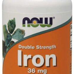NOW Double Strength Iron - 36mg - 90 Cápsulas Vegetais: Energia e Vitalidade Máxima