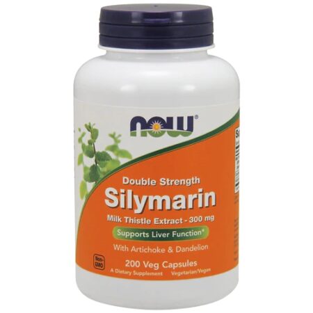 NOW Double Strength Silymarin -- 200 Veg Capsules