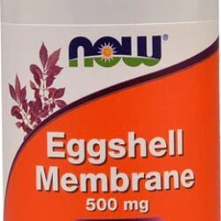 NOW Eggshell Membrane 500 mg - 60 Cápsulas Veganas para Saúde das Articulações