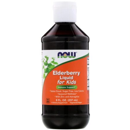 NOW Elderberry Liquid For Kids -- 8 fl oz