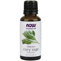 Óleo Essencial de Sálvia Esclareia NOW Foods 30ml (1 fl oz) - Bem-Estar e Aromaterapia Natural