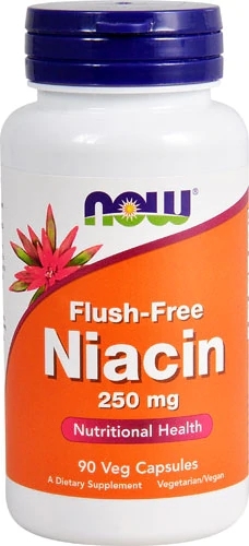 NOW Foods Flush Free Niacina 250mg - 90 Cápsulas Vegetais: Bem-Estar Sem Rubor