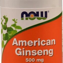 NOW Foods Ginseng Americano 500 mg - 100 Cápsulas: Energia e Bem-Estar Natural