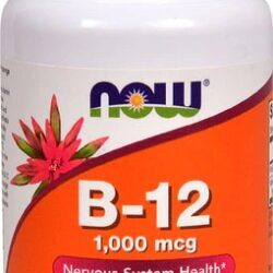 NOW Foods B-12 1000 mcg - 100 Pastilhas Sublinguais - Energia e Vitalidade