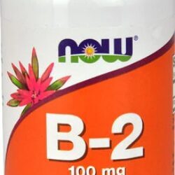 NOW Foods Vitamina B2 (Riboflavina) 100mg - 100 Cápsulas | Essencial para Energia e Saúde