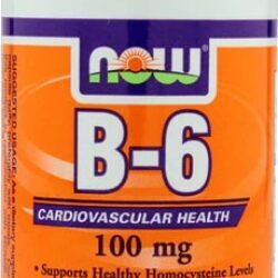 NOW Foods Vitamina B6 100mg - 100 Cápsulas: Energia e Bem-Estar Essenciais
