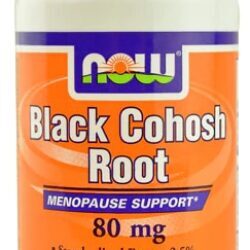NOW Foods Black Cohosh Root 80mg 90 VegCaps: Alívio Natural Bem-Estar Feminino
