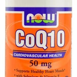 NOW Foods CoQ10 50mg - 100 Cápsulas Softgel: Energia e Bem-Estar Essenciais