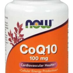 NOW Foods CoQ10 100 mg - 50 Cápsulas Softgel: Energia Celular e Bem-Estar Renovado