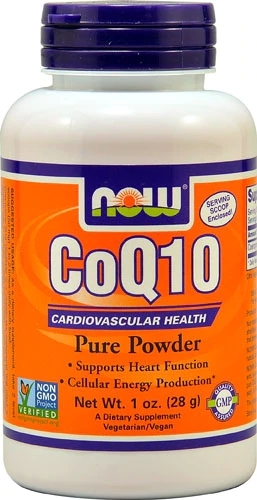 NOW Foods CoQ10 Puro em Pó - 28.35g: Energia e Saúde Celular Potencializadas