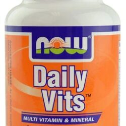 NOW Foods Daily Vits Multivitamínico e Mineral - 100 Comprimidos - Energia e Bem-Estar Diário