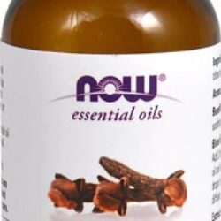 Óleo Essencial de Cravo NOW Foods 59ml (2 fl oz) Puro e Natural para Bem-Estar