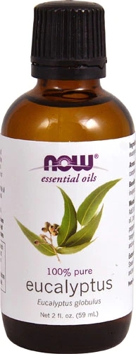 Óleo Essencial de Eucalipto NOW Foods - 59ml (2 fl oz) - Pureza e Bem-Estar Respiratório