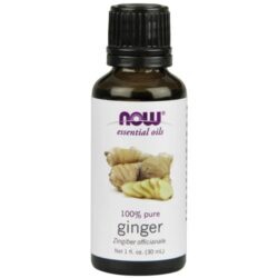 Óleo Essencial de Gengibre NOW Foods - 29.57ml (1 fl oz) - Puro e Orgânico para Bem-Estar
