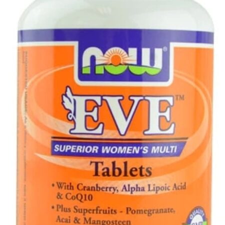 NOW Foods EVE™ Multivitamínico Superior para Mulheres – 180 Comprimidos – Nutrição Completa para o Bem-Estar Feminino — foto 1
