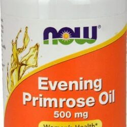 Óleo de Prímula NOW Foods 500mg - 100 Cápsulas Gelatinosas - Bem-Estar Feminino
