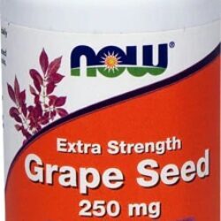NOW Foods Extrato de Semente de Uva 250mg - 90 Cápsulas Vegetarianas - Antioxidante Poderoso