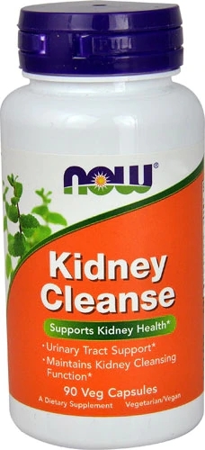 NOW Foods Kidney Cleanse - Suporte Renal Natural com 90 Cápsulas Veganas