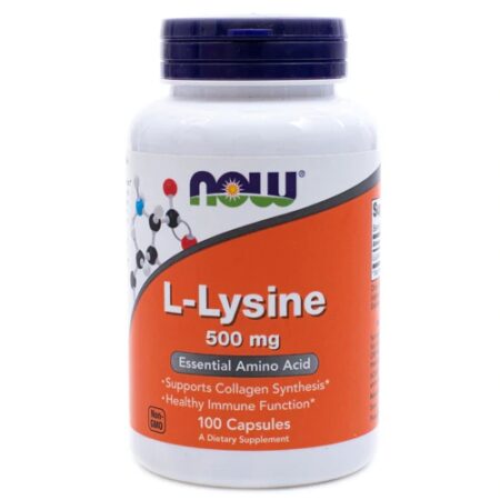 NOW Foods L-Lysine -- 500 mg - 100 Capsules