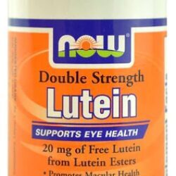 NOW Foods Luteína Double Strength 20mg - 90 Cápsulas Vegetais - Saúde Ocular
