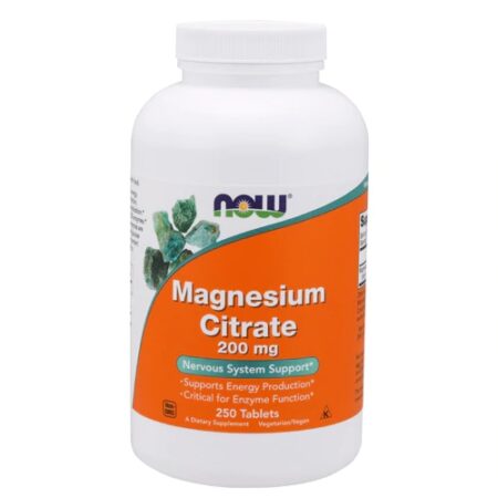 NOW Foods Magnesium Citrate -- 200 mg - 250 Tablets