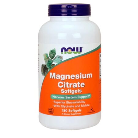 NOW Foods Magnesium Citrate -- 180 Softgels