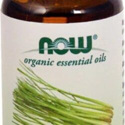 Óleo Essencial Orgânico NOW Foods Capim-Limão 30ml - Puro e Certificado