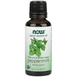 Óleo Essencial de Hortelã Orgânico NOW Foods - 30ml (1 fl oz) - Alívio Natural e Bem-Estar