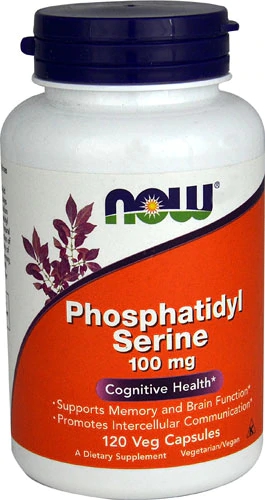 NOW Foods Fosfatidilserina 100mg - 120 Cápsulas Vegetais: Potencialize Sua Saúde Cognitiva