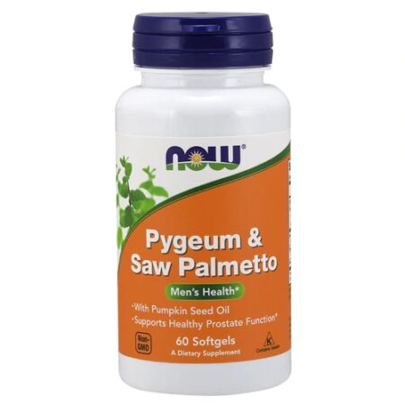 NOW Foods Pygeum & Saw Palmetto -- 60 Softgels