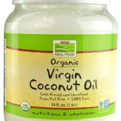 Óleo de Coco Virgem Orgânico NOW Foods Real Food - 1508ml (54 fl oz)