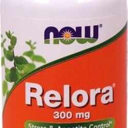NOW Foods Relora® Controle de Estresse e Apetite - 300mg - 60 Cápsulas Vegetarianas