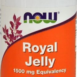 NOW Foods Geleia Real 1500mg - 60 Cápsulas: Potencialize Sua Energia e Bem-Estar Natural