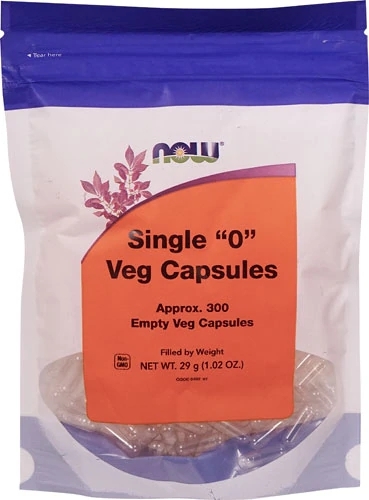 NOW Foods Cápsulas Vegetarianas 0 – 300 Unidades Veganas para Manipulação e Suplementação — foto 1 NOW Foods Cápsulas Vegetarianas 0 - 300 Unidades Veganas para Manipulação e Suplementação