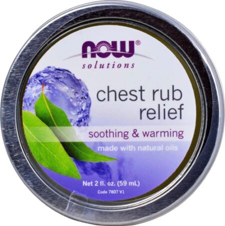 NOW Foods Solutions Chest Rub Relief Soothing & Warming -- 2 fl oz