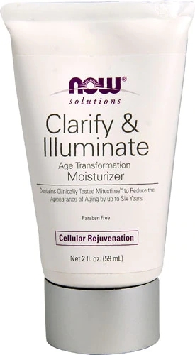 NOW Foods Solutions Clarify & Illuminate Hidratante Transformador da Idade 59ml - Pele Radiante e Jovem